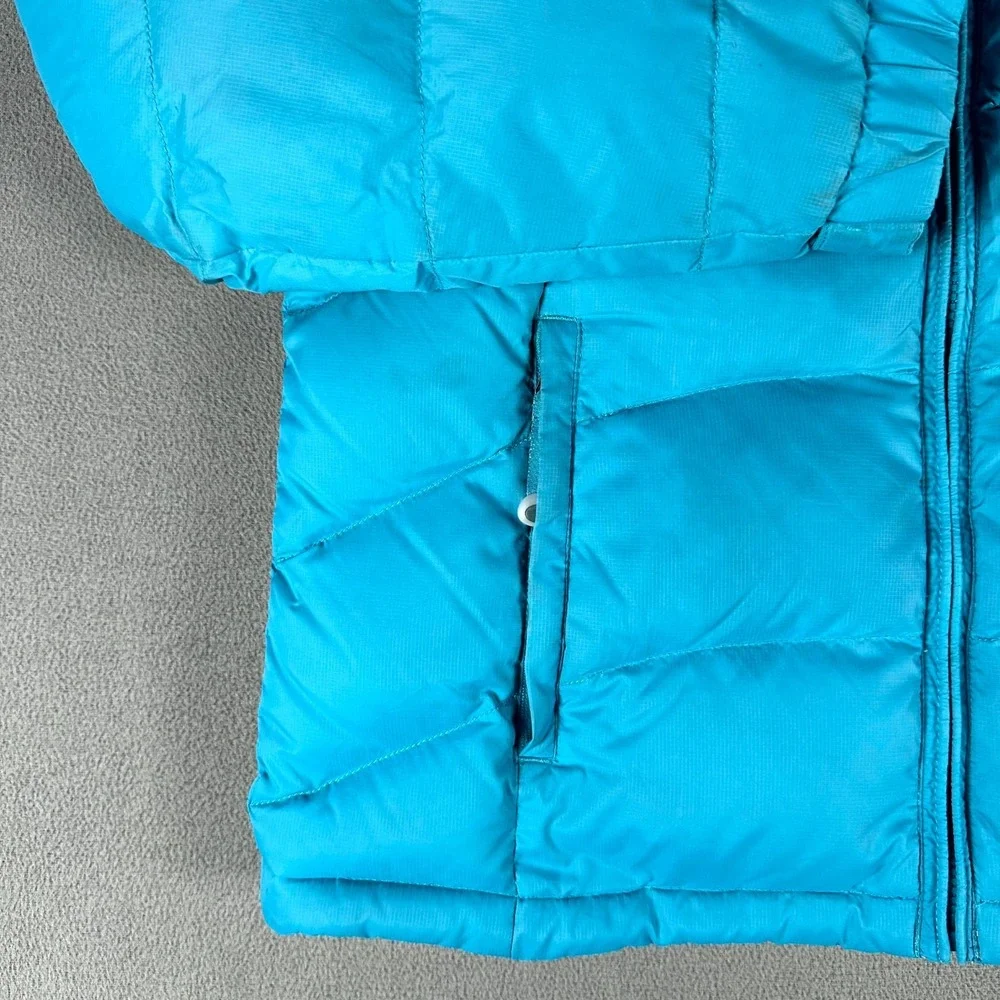 LL Bean Puffer Jacket Womens Medium‎ Blue Goose Down Performance Hiking Ski